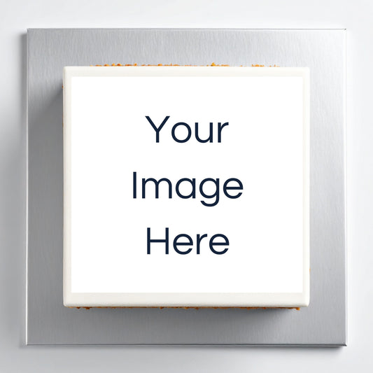 Personalised Edible Cake Topper - 4-7 Inch Square