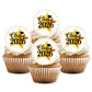 Cupcakes with 'Class of 2026' toppers on a white background