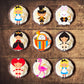 Alice Theme Wonderland Edible Cupcake Toppers