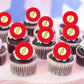 Flash Themed Edible Cupcake Toppers