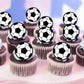 Football Edible Cupcake Toppers 