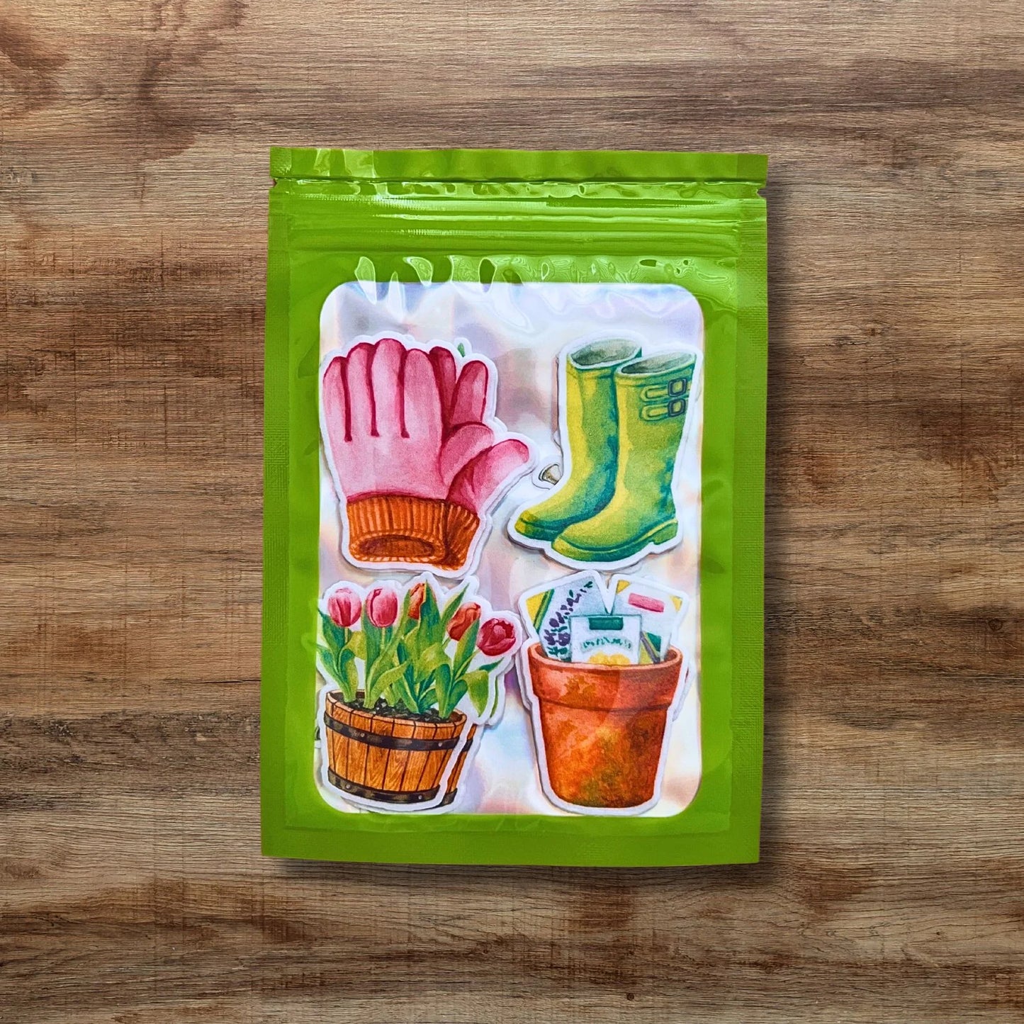 Gardening Themed Edible Cupcake Toppers 