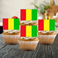 Guinea Flag Edible Cupcake Toppers