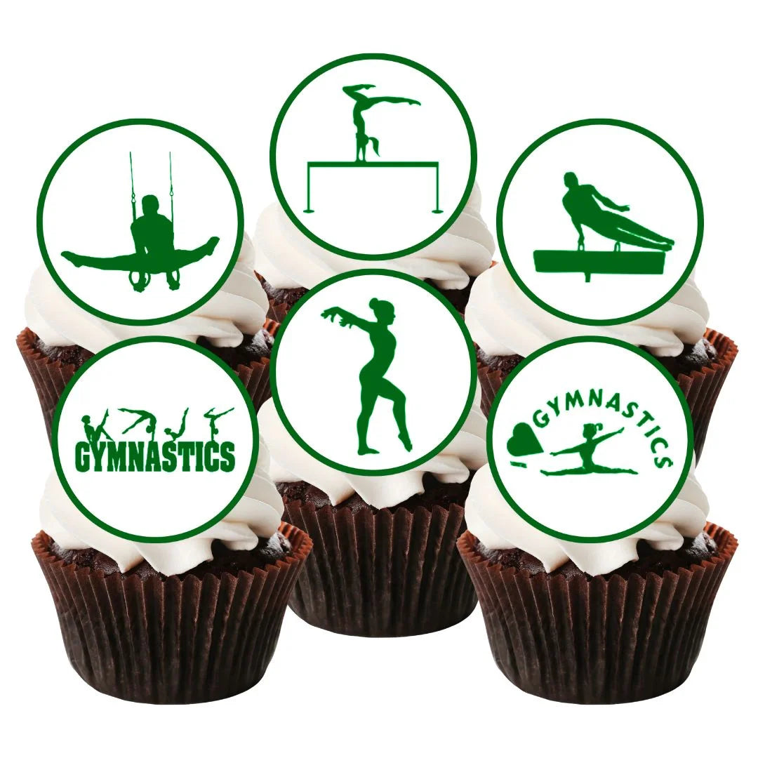 gymnastics-themed-edible-cupcake-toppers-cian-s-cupcake-toppers for Free Printable Gymnastics Cupcake Toppers Gymnastics Themed Edible Cupcake Toppers - Cian's Cupcake Toppers for Free Printable Gymnastics Cupcake Toppers