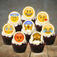 Emoji Cupcake Toppers Theme #2