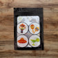 Mexican Theme Edible Cupcake Toppers in packaging