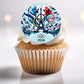 Olympics Theme Edible Cupcake Toppers