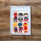 Superhero Theme Edible Cupcake Toppers  in packaging