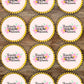 Thank You For Helping Me Bloom Flower Edible Cupcake Toppers