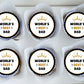 World's Best Dad Father's Day Cupcake Toppers